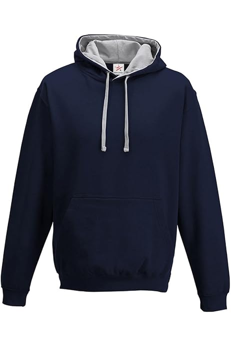 Oxford Navy/Candyfloss Pink Varsity Hoodie, Contrast Pullover Men's Hoodie  Small Plus 1 T Shirt : Amazon.co.uk: Fashion