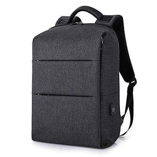 Travel Laptop Backpack, Water Resistant School Rucksack for Women Men, Slim Lightweight Laptop Bag, Fits 15.6 Inch Laptop and Notebook