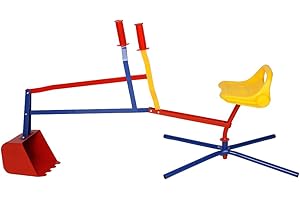 DEUBA Spielwerk Excavadora Arenero Infantil Niños Pala Giratoria 360° Juguete Arena hasta 40Kg Playa Jardín