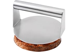 feyiubmen È buona a forma di una frizione rotonda e monospalla in acciaio inox, che è sufficiente per una cupola piatta, un carburatore di hamburger e il suo grasso ben guadagnato