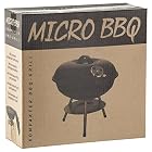 Goods & Gadgets Micro BBQ Kugelgrill kompakter Reise Holzkohle-Grill Tischgrill Edelstahl emailliert 38cm – Bild 7