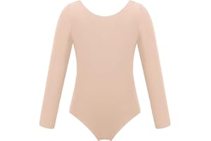 IEFIEL Maillot de Danza Ballet Para Niña Maillot de Gimnasia Ritmica Body de Danza Clásica Disfraz de Bailarina Niña Ropa Ballet Niña