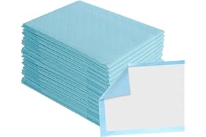 PELLYDA Alèses jetables 10 pièces 80x90cm Bleu 6 Plis, absorbance, Alèses de Protection de literie (80X90cm 10pack)