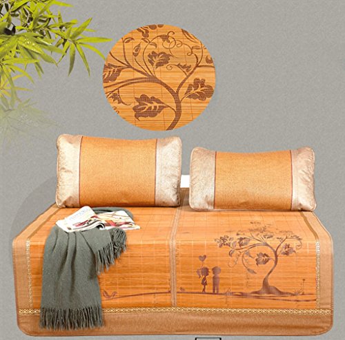 DGF Bamboo Sleeping Mats Single And Double Mats Can Be Folded 1.5 M Student Bamboo Mats