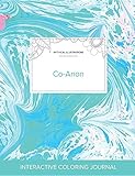 Image de Adult Coloring Journal: Co-Anon (Mythical Illustrations, Turquoise Marble)