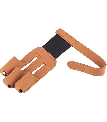 Finger Tab Per Tiro Con L'arco In Alluminio: Proteggidita Regolabile Per Mano Destra, Taglie S-XL, Nero/rosso/blu