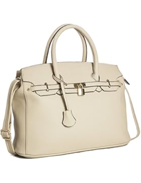 Damen-Handtasche aus Kunstleder von Big Handbag Shop, von Designern inspirierte Tragetasche Umhängetasche