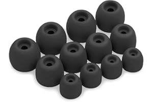 Okuli 12 x Silikonowe Końcówki Douszne Kompatybilny z Samsung Galaxy Buds 2 Pro Słuchawki w Czerni