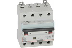 411187 Legrand Disjoncteur Différentiel Tétrapolaire 20a 30ma Type Ac - Dx³6000 10ka 4p