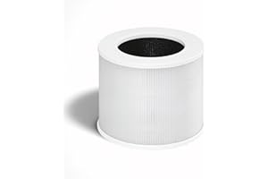 Unikyy Air Purifier Replacement Filter Compatible with Levoit Core Mini Air Purifier Filter 3-in-1 H13 True HEPA Filters, High-Efficiency Activated Carbon Filter, Replace Part Core Mini-RF, 1 Pack