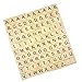 Produktbild 100pcs A Bis Z Holz Scrabblefliese Schwarzen Buchstaben Alphabete Bord Handwerk Puzzle