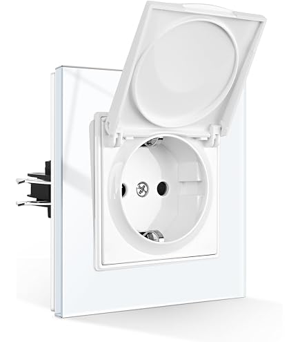 BTicino IB-TAPA Abdeckrahmen IP55, 3 Module, Grau – Für Unterputz, Schalter & Steckdosen