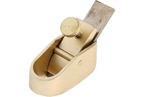 OSHHNI Mini plano de carpintería, Mini cepillador de mano, cepillador de bloque de mano herramienta de carpintería de carpintero de, para carpintería, de oro S