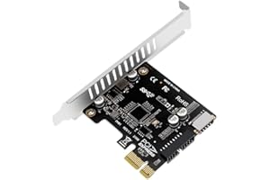 ChenYang Adattatore per scheda di espansione PCI Express da USB 3.0 a 20 pin e USB 3.1 Gen 1 di tipo E da presa a PCI-E