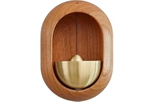 OMANA Sonnette de porte en bois pour ouverture de porte d'entrée Carillon éolien Sécurité enfants Réfrigérateur