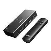 UGREEN HDMI Switch 2.1 3 Inputs to 1 Output Switch 8K 60Hz 4K 240Hz | 1080P HDR 10+ Dolby Vision Atmos HDR 3D High Speed 40Gb