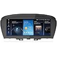 DRIKSWVE Android Auto Carplay Screen with Snapdragon 665 8 Core 4+64 GB 1920 * 720 HD Anti-Glare Monitor for BMW 3/5 Series E60 E63 E64 E90 E91 E92 E93 CCC (2004-2010)