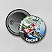 Price comparison product image Mario Kart (7.7cm) Personalised Pin Badge Printed in Hi-RES Photo Quality