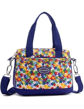 Tiny Chou leicht wasserdicht Nylon top-handle Crossbody Handtasche Sport Schultertasche für Mädchen