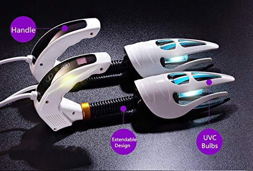 New Second Generation iShoe Ultraviolet UV (UV-C) Shoe Sanitiser| Boot Sanitiser | Unpleasant Odor Remover | Shoe Deodorizer | Shoe Dryer | Effectively Prevents the Recurrence of Athlete's Foot, Toe Nail Infection and Many Other Foot Infections || Additional Heating Pad, Dries the Shoe Quicker than Ever! ||