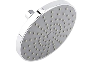 MAVIS LAVEN Głowica prysznicowa, 15 cm okrągła wysokociśnieniowa głowica prysznicowa z deszczownicą chromowana górna opryskiwacz akcesoria łazienkowe deszczownica głowica prysznicowa