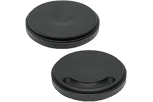 BERGEON Poduszka montażowa 30097-E, podkładka, poduszka do naprawy zegarków, gumowa, czarna, dwustronna, 88 mm