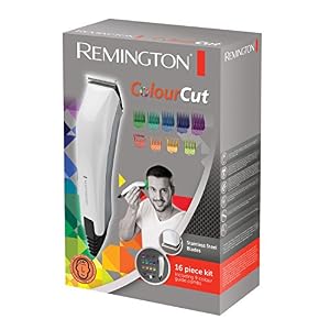 Remington HC5035 Corded Colour Cut Hair Clipper, White and Grey - Image 2