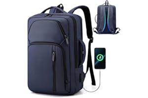 Clufar Plecak na laptopa dla mężczyzn i kobiet 17 cali z portem ładowania USB Plecak biznesowy Wodoodporny Antykradzieżowy Torba na laptopa na weekend Praca Podróże Uczelnia