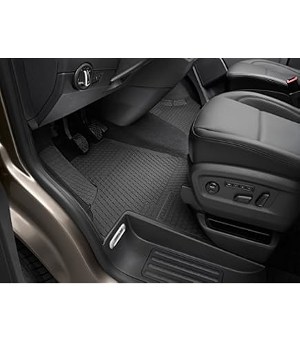VW Originali Tappetini Anteriori In Velours Premium Per Transporter T5/T6, Multivan, California, Caravelle – Set 2 Pezzi Con Fissaggio A Pulsante