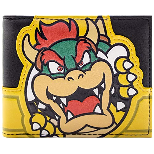 Preisvergleich Produktbild Super Mario Erzfeind Bowser Gelb Portemonnaie Geldbörse