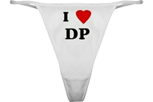 CafePress I Love DP Classic Thong Underwear, Womens Panties