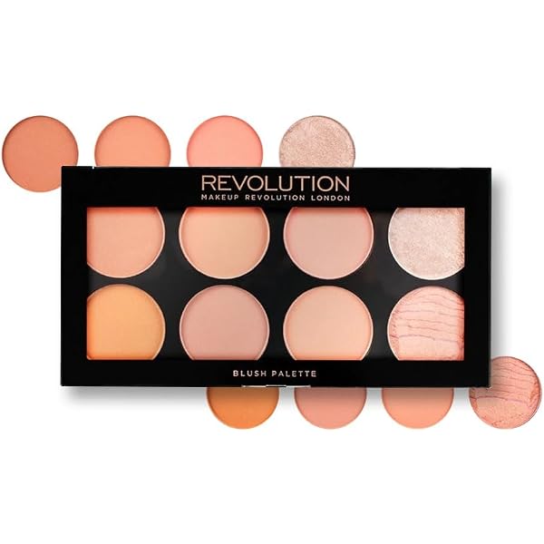 MakeUp Revolution Blushed Duo – Rouge & Highlighter In 'Kindness', Samtige Textur, Für Strahlenden Teint