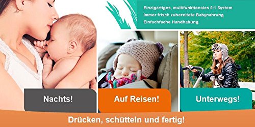 Myyfeed 30201HKB Multifunktionales Zubereitungs System 2:1 – Frische Milchzubereitung, Babykost wärmen oder kühlen - 9