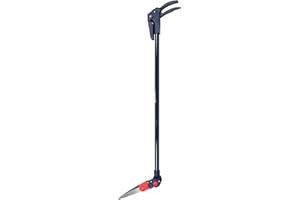 Spear & Jackson – Cisaille à gazon lame droite 180 mm pivotante 180° – Manche long 95 cm – Coupe bordures avec confort ergonomique