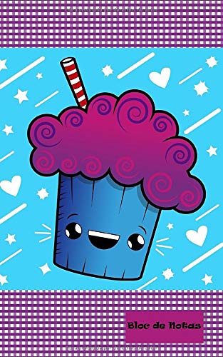 Bloc de Notas: Batido, merengada, Smoothie kawaii Cuaderno Notas Infantil Papelería Libreta Papel Cuadernos Agenda Libro Notas Pintura Papel de ... para apuntar ideas, recetas o pensamientos