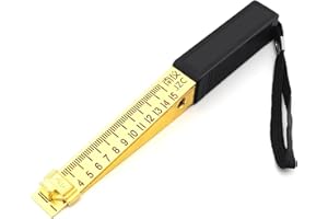 Youzzei Fire Door Gap Gauge Checker Tool, 1-15mm Door Gap Measuring Tool Engineering Ruler,Taper Wedge Shaped Vernier Feeler Gauges for House Engineering Inspection Flatness Measuring Tool Ruler(0.2m)