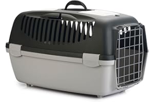 Stefanplast 4-97373 Gulliver 3 Metal Door 40 x 38 x 61 cm Dark Grey and Light Grey