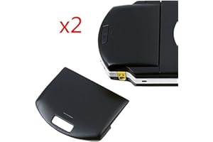 PERFECT PART 2 piezas de repuesto para batería trasera Sony PSP 1000, 1001, 1002, 1003, color negro