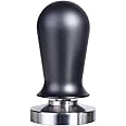 Santo 53mm Calibrated Espresso Tamper, Coffee Tamper with Spring Loaded Flat Stainless Steel Base
