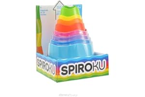 FAT BRAIN TOYS Fat Brain Spiroku, Jouet d'Éveil et Éducatif Pour Les Petits, Adapté aux Garçons et aux Filles âgés de 3 Ans Ou Plus