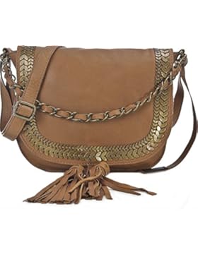 Tyoulip Sisters Plumber Small Damen Leder Umhängetasche (24 x 21 x 6 cm)