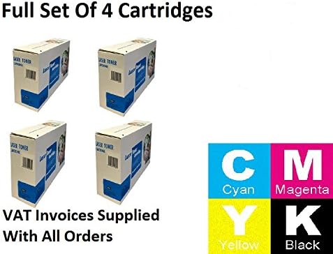 COMPLETE SET OF 4 COMPATIBLE BROTHER CARTRIDGES TN241BK TN245C TN245M TN245Y *NEW NOT REFILLS* (NON OEM)