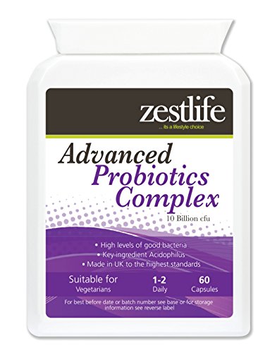 Preisvergleich Produktbild Zestlife Erweiterte Probiotika Complex 60 Kapseln für eine bessere Gesundheit des Verdauungssystems ** SPECIAL EINFÜHRUNG ANGEBOT FÜR AMAZONAS