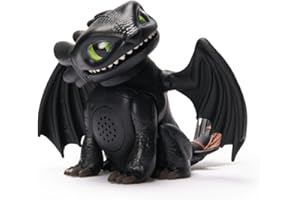 Dreamworks Dragons How to Train Your Dragon, Roaring Minis Toothless, Interactive Dragon Toy with 25 Sounds, Kids Toys for Boys & Girls Ages 4 & up