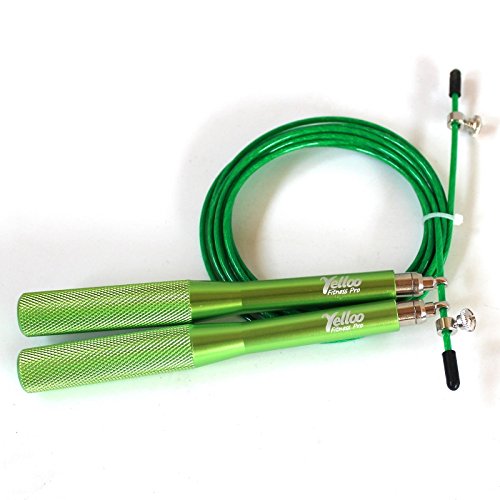 Yelloo JP1012 Corde de vitesse ajustable - En aluminium - Verte