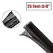 Produktbild Kabelmanagement 25ft - 3/8 Zoll Cord Protector Wire Loom Schläuche Kabelmuffe Split Sleeving für USB-Ladekabel Netzkabel Audio Video Kabel