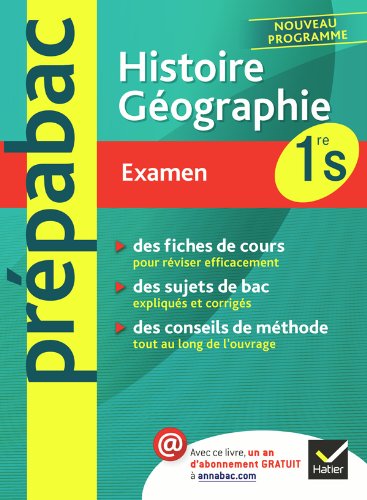 couverture de : Prépabac : Histoire Géographie 1re S