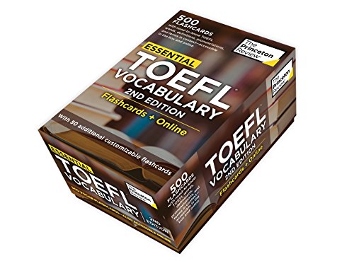 Essential TOEFL Vocabulary, 2nd Edition: Flashcards + Online: 500 Essential Vocabulary Words to Help Boost Your TOEFL Score (College Test Preparation)