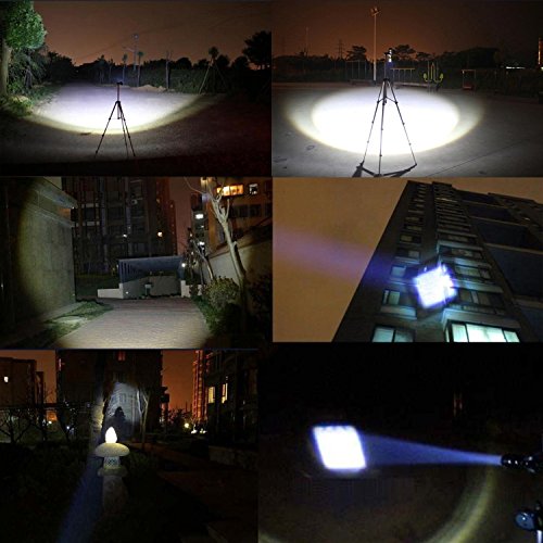 WOLFTEETH CREE XML-T6 LED Taschenlampe 4007EU Powerful, Akku, USB-Kabel, fünf Leuchtvarianten , Taschenlampe super leistungsfähige und Zoomable einstellbarer Intensität Strahl - 7