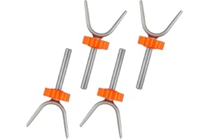 KULANNDER Tornillos para Barrera de Seguridad de Bebé 4 Piezas Perno para Puerta Presión de Bebé，Baby Gate Guru Varilla de Husillo Presión Puerta de Bebé（M10）